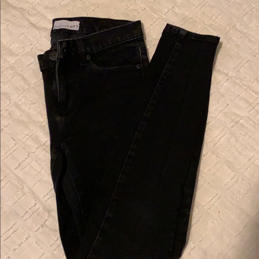 LOFT Black Legging Jeans